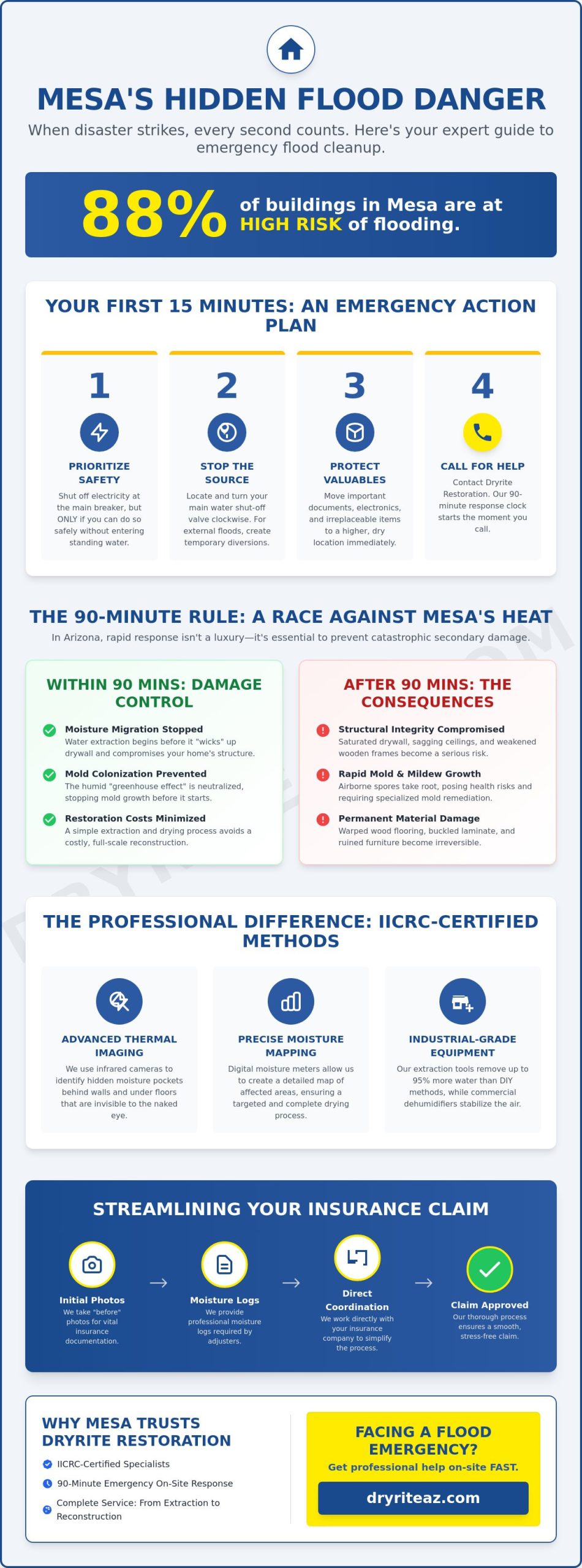 Emergency Flood Cleanup Mesa: The Complete 24/7 Recovery Guide
